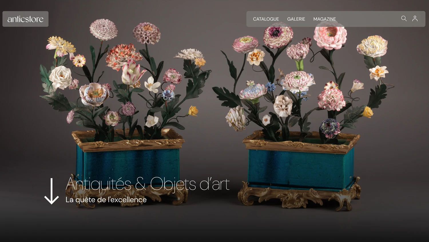 Refonte du site Anticstore, marketplace d’antiquités et d’objets d’art