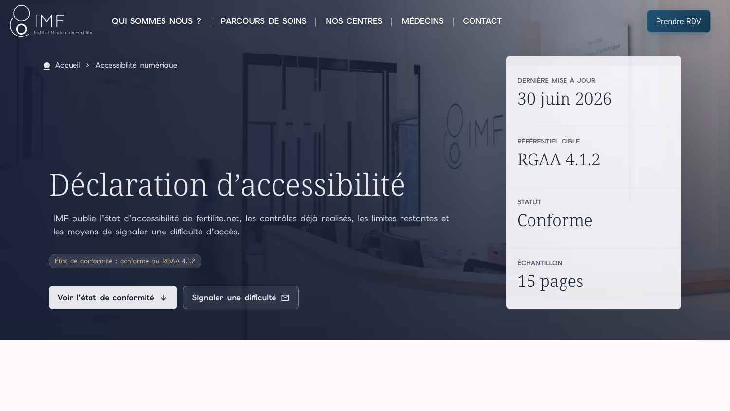 Accessibilité RGAA