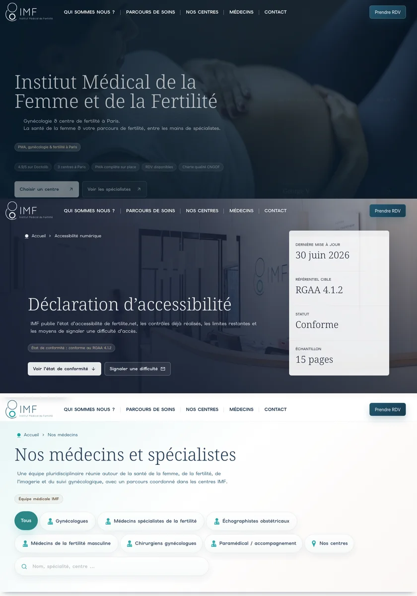 Aperçu du projet Institut Médical de la Femme et de la Fertilité